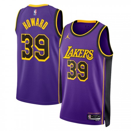 Maillot Basket Homme Los Angeles Lakers Dwight Howard 39 2022-23 Jordan Statement Edition Violet Swingman
